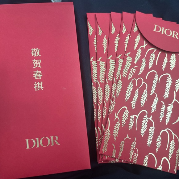 Dior Accessories - Dior red envelopes